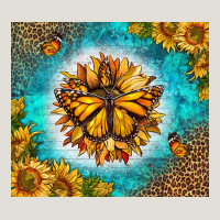 Monarch Butterfly Sunflower Heavy Core Tee | Teevron