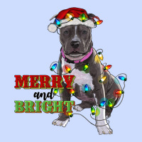 Merry And Bright Pitbull Urban Heavy Tee | Teevron