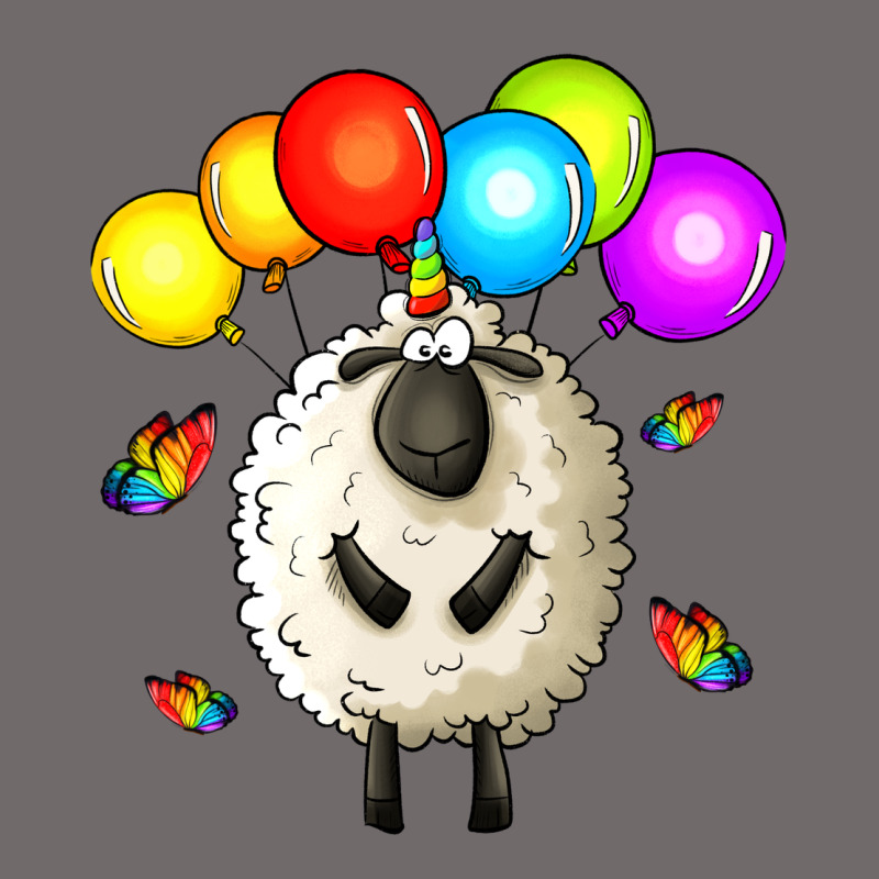 Rainbow Sheep Urban Heavy Tee by Zillion Design Studio | Teevron
