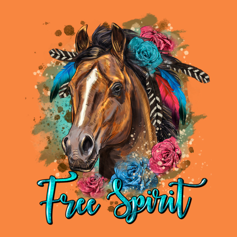 Free Spirit Quarter Horse Floral Premium Sweatshirt by LillyAllenDesigns | Teevron