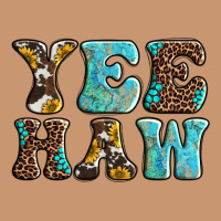 Western Sunflowers Turquoise Leopard Yee Haw Heavyweight Hoodie | Teevron