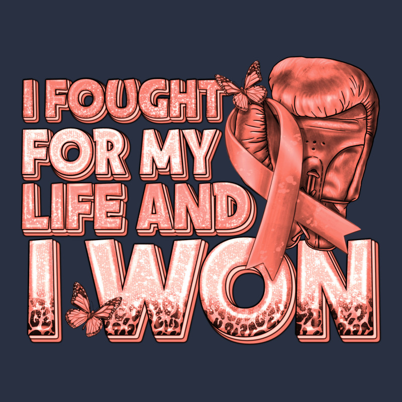 I Fought For My Life And I Won Uterine Cancer Peac Heavyweight Sweatshirt by texasbilliewilder | Teevron
