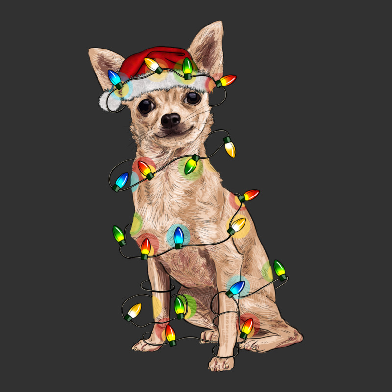 Chihuahua With Christmas Lights Urban Heavy Tee by RanaPortraitStore | Teevron
