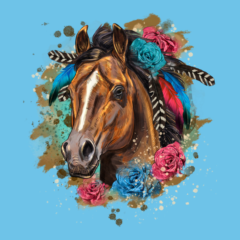 Quarter Horse Floral Premium Sweatshirt by LillyAllenDesigns | Teevron