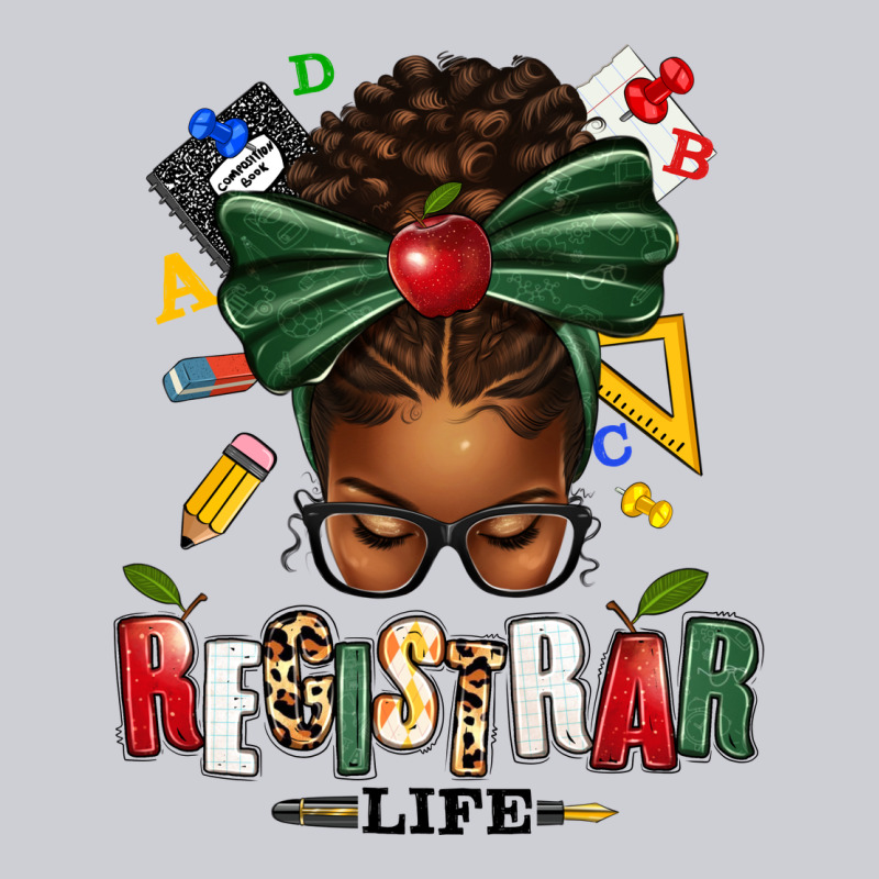 Registrar Life Afro Messy Bun Heavyweight Sweatshirt by texasbilliewilder | Teevron