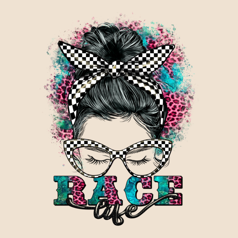 Race Life  Messy Bun Urban Heavy Tee by BarkalooDesign | Teevron