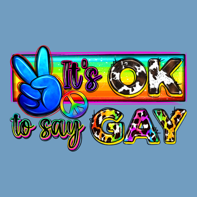 It's Ok To Say Gay Urban Heavy Tee by Zillion Design Studio | Teevron