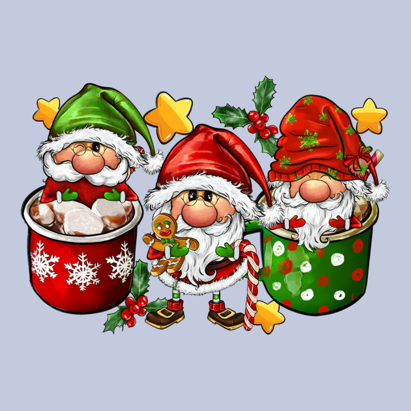 Coffee Cup Santa Gnomies Long Sleeve Tee by FaDigitalArtStudio | Teevron