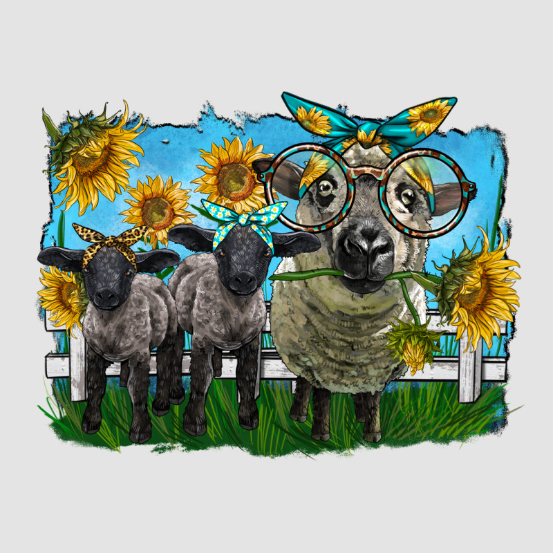 Cute Hempshire Sheep Family Premium Sweatshirt by LillyAllenDesigns | Teevron