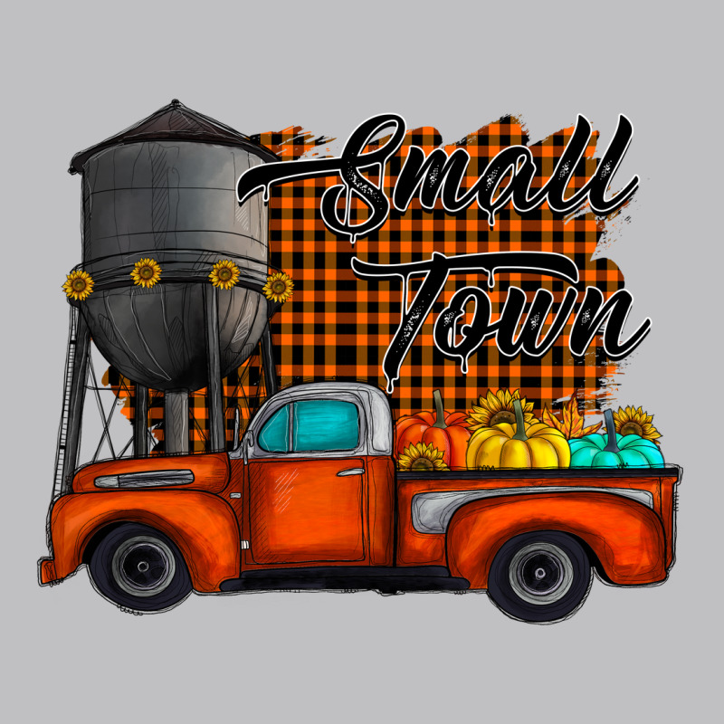 Small Town Fall Long Sleeve Tee by CowhideDigitalArt | Teevron