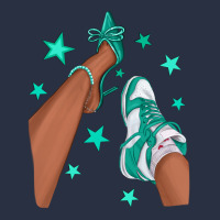 Teal Afro Girl Sneakers And Heels Heavyweight Sweatshirt | Teevron