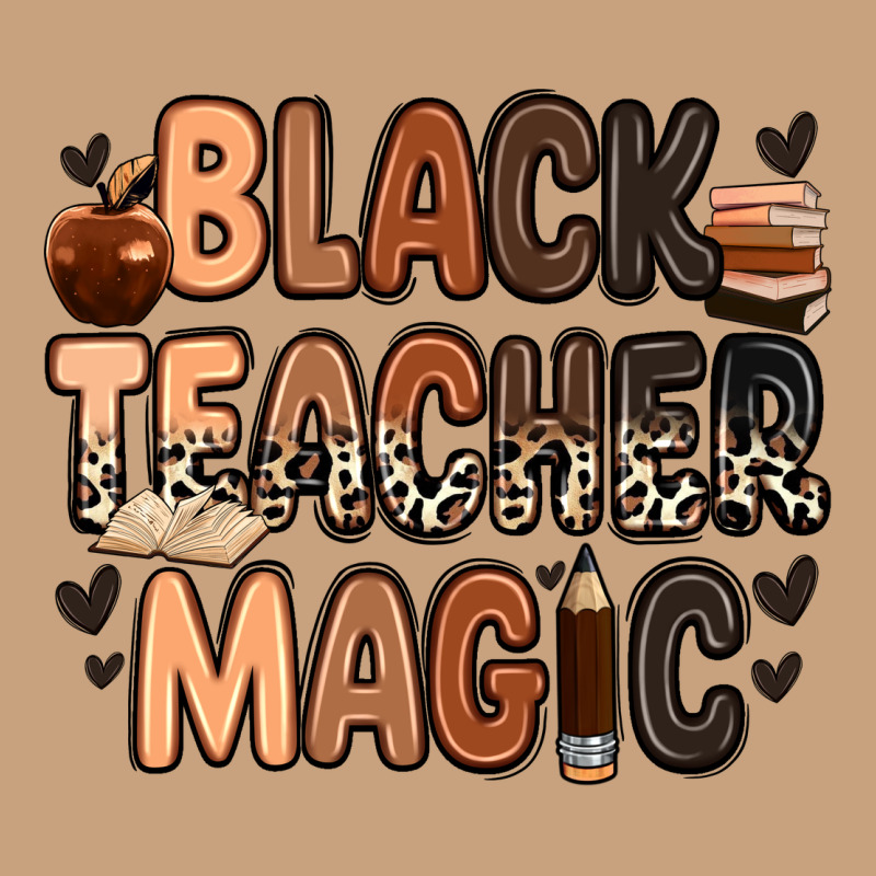 Black Teacher Magic Vintage Tee by Zillion Design Studio | Teevron
