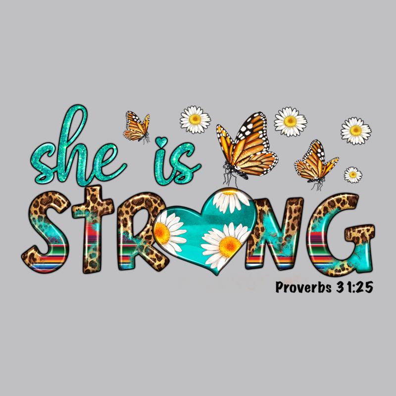 She Is Strong Long Sleeve Tee by HRA Design Shop | Teevron