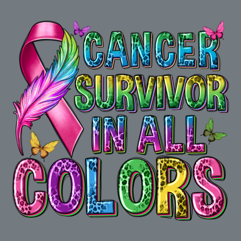 Cancer Survivor In All Colors Heavyweight Sweatshirt by texasbilliewilder | Teevron