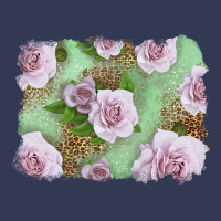 Pink Roses With Leopard Background Heavyweight Hoodie | Teevron