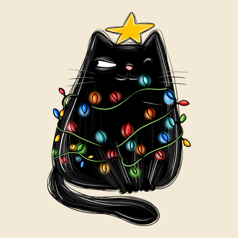 Christmas Cat With Lights Premium Hoodie by MaliasSmallBusiness | Teevron