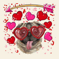 Valentine's Day  Pug Vintage Tee | Teevron