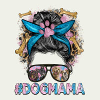 Dog Mama Messy Bun Urban Heavy Tee | Teevron