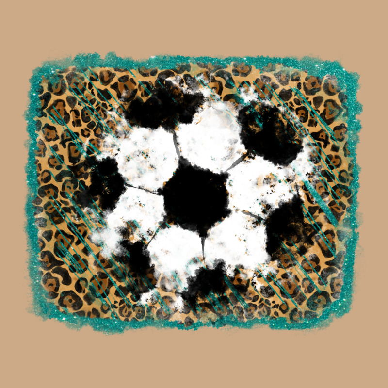 Glitter Soccer Leopard Vintage Hoodie by RanaPortraitStore | Teevron