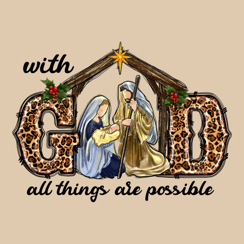 With God All Things Are Possible Heavyweight Sweatshirt by RanaPortraitStore | Teevron
