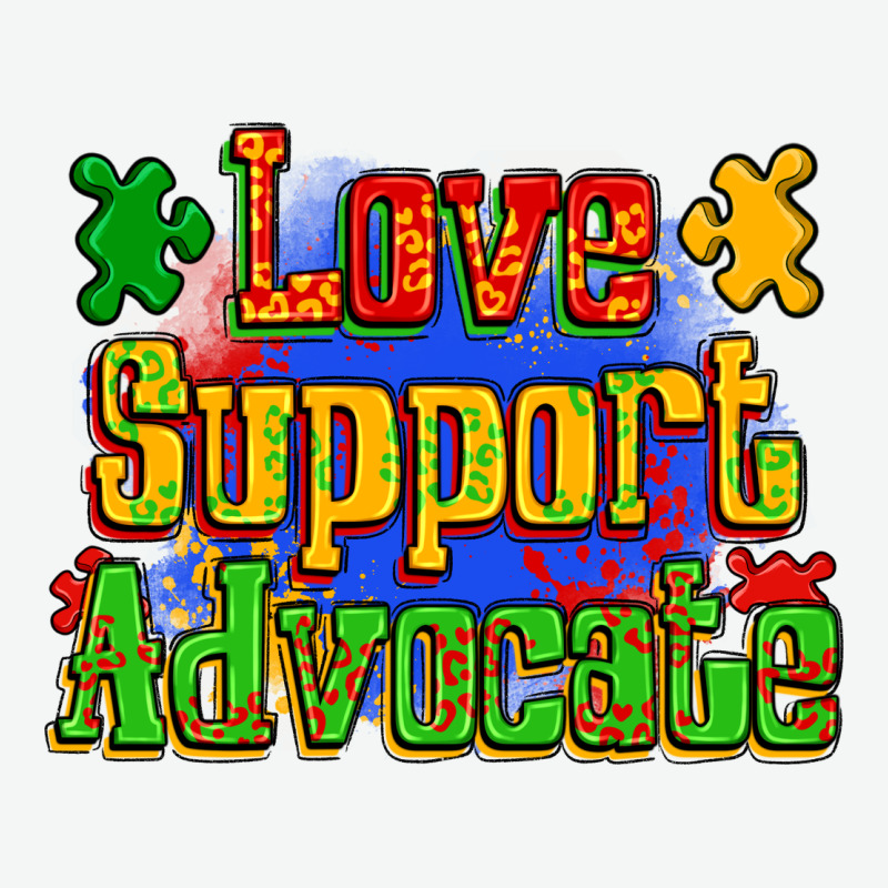 Love Support Advocate Urban Heavy Tee by Zillion Design Studio | Teevron