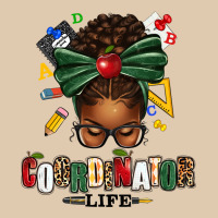 Educational Coordinator Life Afro Messy Bun Heavyweight Sweatshirt | Teevron