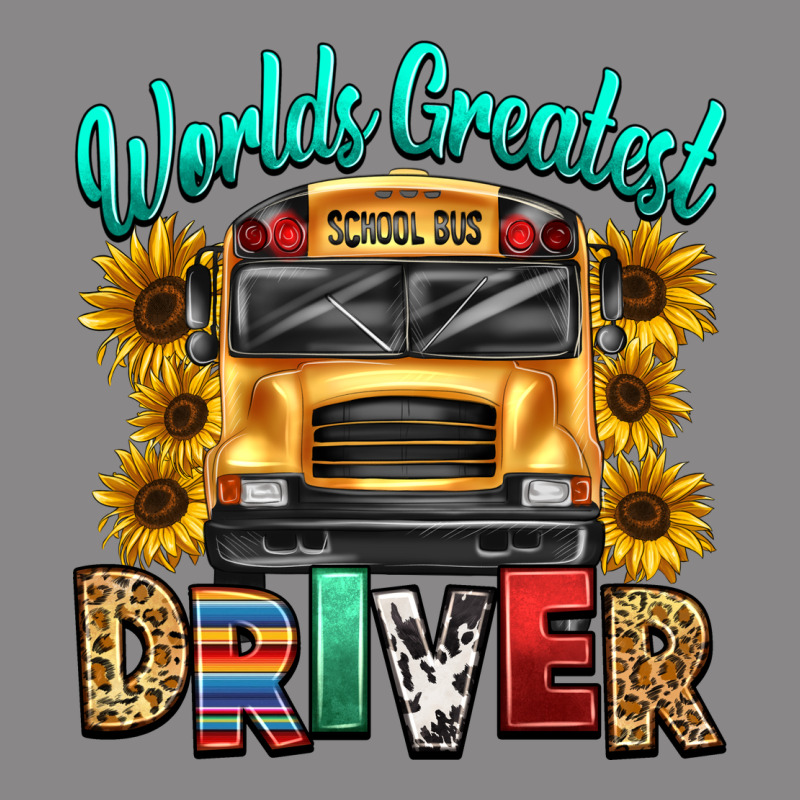 Worlds Greatest School Bus Driver Vintage Tee by texasbilliewilder | Teevron