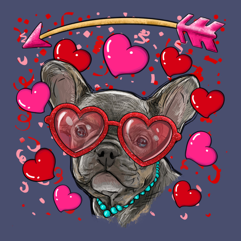 Valentine's Day French Bulldog Puppy Vintage Tee by RanaPortraitStore | Teevron