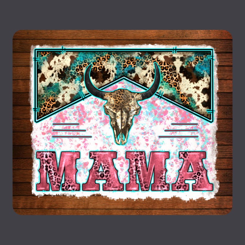 Western Bull Skull Mama Mousepad Heavyweight Hoodie by BarkalooDesign | Teevron