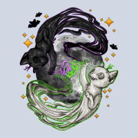 Magical Cats Ghost With Moon Halloween Premium Sweatshirt | Teevron