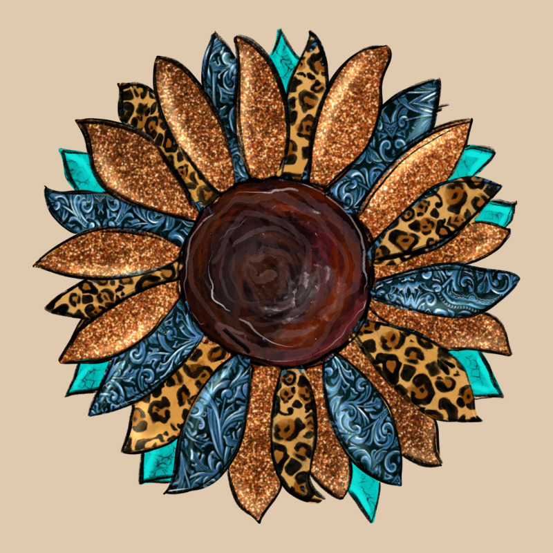 Fall Tooled Leather Sunflower Heavyweight Sweatshirt by RanaPortraitStore | Teevron