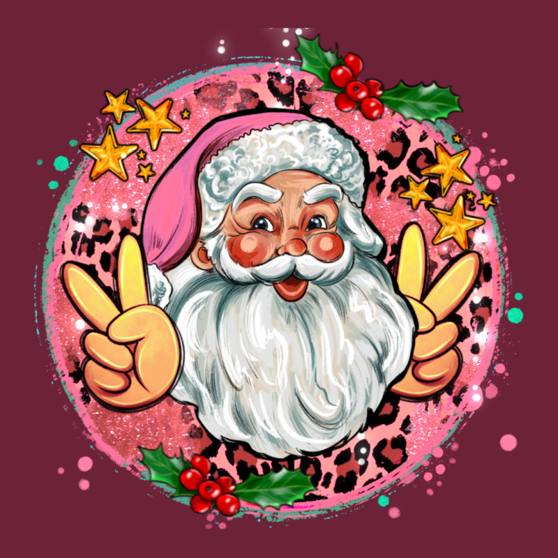 Merry Christmas Peace Santa Long Sleeve Tee by AdoDesignShop | Teevron
