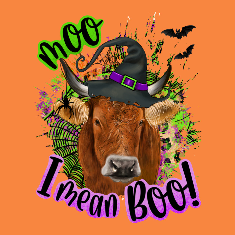 Moo I Mean Boo Cow Premium Sweatshirt by NancyCooperArtShop | Teevron