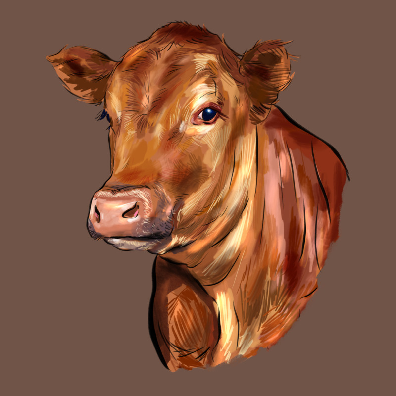 Red Angus Cattle Cow Premium Sweatshirt by LillyAllenDesigns | Teevron