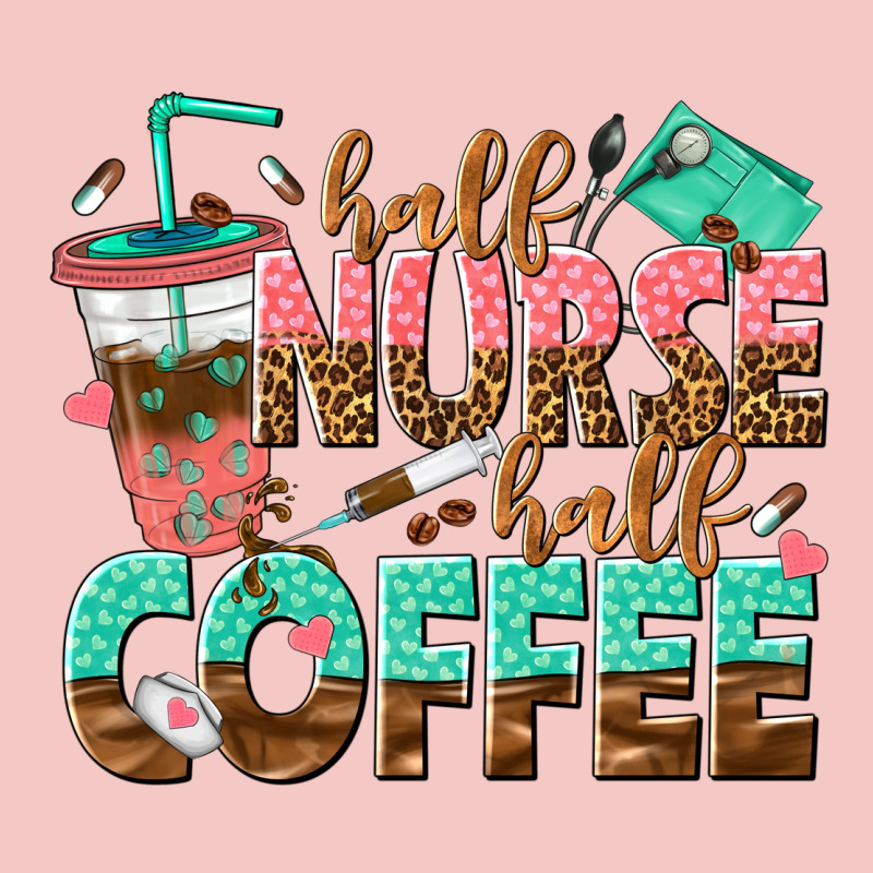 Half Nurse Half Coffee Urban Heavy Tee by texasbilliewilder | Teevron