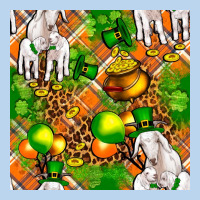 St Patricks  Goat Family With Balloons Seamless Classic Tee | Teevron