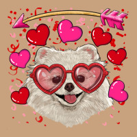 Valentine's Day White Pomeranian Vintage Tee | Teevron