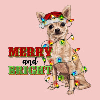 Merry And Bright Chihuahua Urban Heavy Tee | Teevron