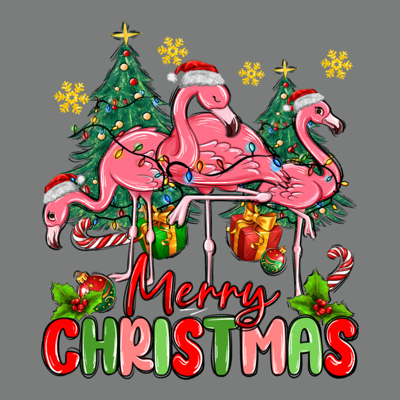 Merry Christmas Flamingos Premium Hoodie by MaliasSmallBusiness | Teevron