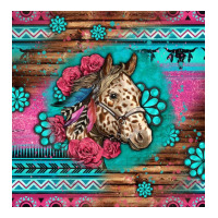 floral horse | Teevron