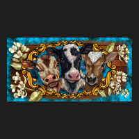 Western Cow Turquoise’s White Flowers License Plate Template Heavyweight Hoodie | Teevron