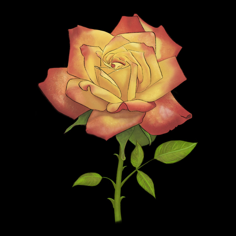 Rainbow's End Rose Premium Sweatshirt by LillyAllenDesigns | Teevron
