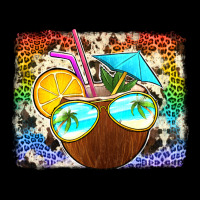 Coconut Drink With Sunglasses Premium Sweatshirt | Teevron