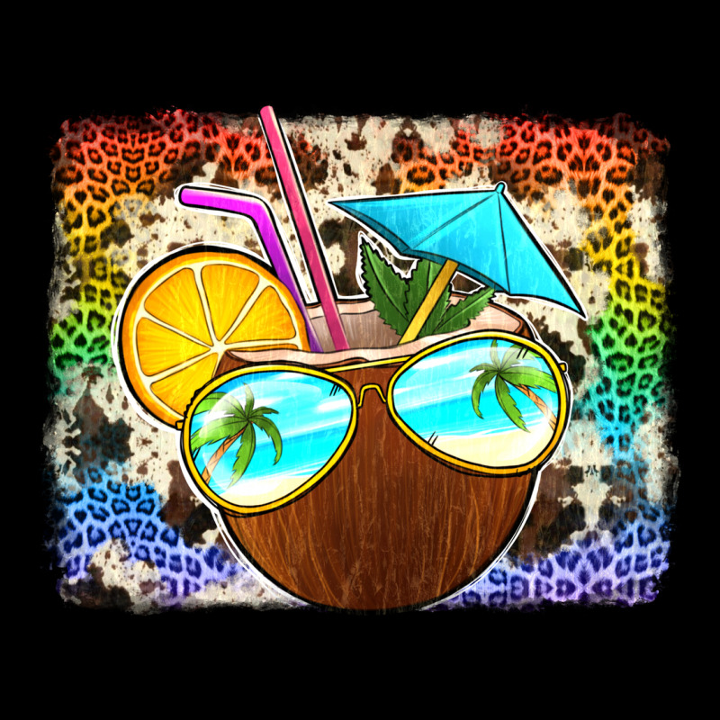 Coconut Drink With Sunglasses Premium Sweatshirt by Jasminsmagicworld | Teevron