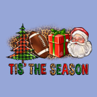 Tis The Season Christmas With Football And Santa Classic Tee | Teevron