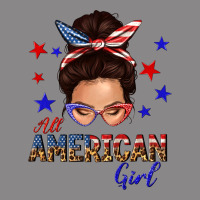 All American Girl Messy Bun Vintage Tee | Teevron