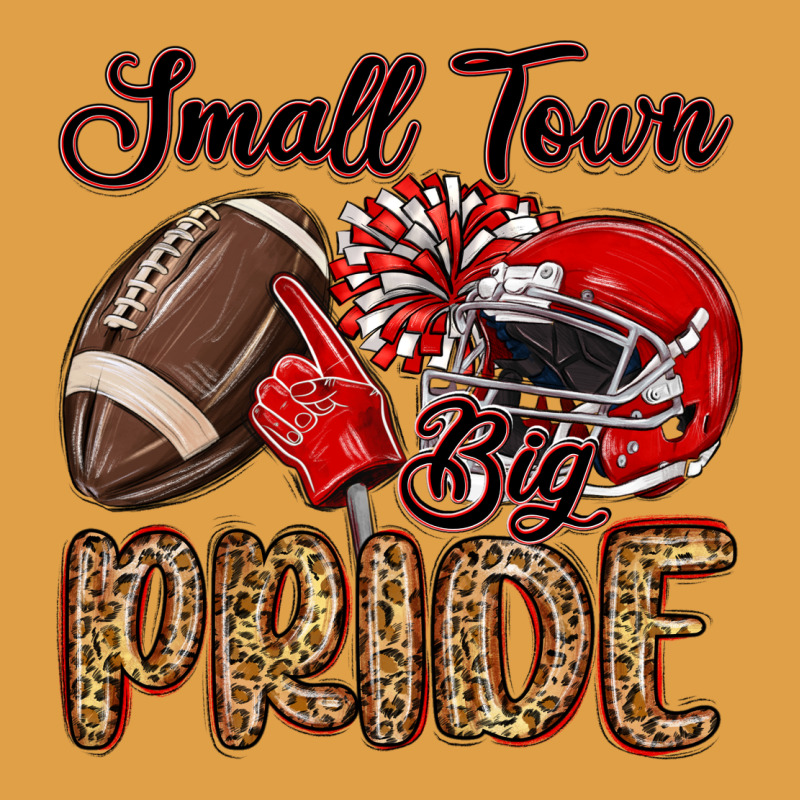 Small Town Big Pride Red Premium Hoodie by MaliasSmallBusiness | Teevron