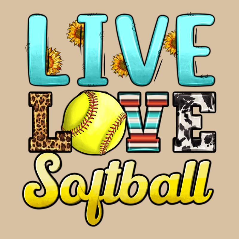 Live Love Softball Heavyweight Hoodie by LillyAllenDesigns | Teevron