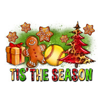 Tis The Season Christmas With Softball And Gingerbread Man | Teevron