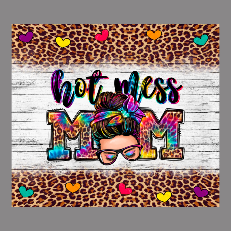 Hot Mess Mom Vintage Tee by Zillion Design Studio | Teevron